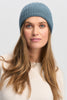 Unisex Rib Merino Beanie Bluestone 0566