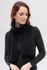 Unisex MM Ribbed Scarf Jet 0578