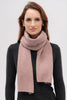 Unisex MM Ribbed Scarf Rose Dust 0578
