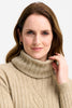 Womens Essential Snood Latte 0610