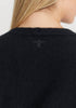 Womens Relax V Sweater Noir-100077