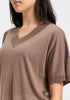 Womens Camille V Tee Bronze 100110VN
