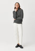 Unisex Kenzie Zip Sweater Shadow Bluestone-100155
