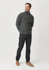 Unisex Kenzie Zip Sweater Shadow Bluestone-100155