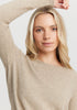 Womens Essence Sweater Latte- 100170