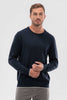 Mens Miles Crew - Dark Navy/Cucumber