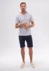 Mens Ronan Tee  Silver Birch/White  100199Vn
