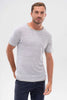 Mens Ronan Tee - Silver Birch/White