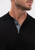 Mens Arman SS Polo  Black/Pigeon 100200Vn