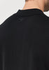 Mens Arman SS Polo Black/Silver 100200Vn