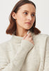 Womens Kyla Turtleneck-Beech Fleck-100282