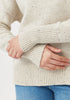 Womens Kyla Turtleneck-Beech Fleck-100282