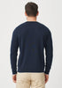 Mens Aden Crew Dark Navy/Ecru 100328vn