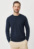 Mens Aden Crew Dark Navy/Ecru 100328vn