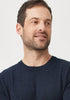 Mens Aden Crew Dark Navy/Ecru 100328vn