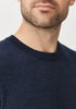 Mens Aden Crew Dark Navy/Ecru 100328vn
