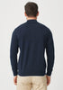 Mens Bay Half Zip-DarkNavy/Ecru-100345vn