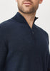 Mens Bay Half Zip-DarkNavy/Ecru-100345vn