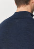 Mens Bay Half Zip-DarkNavy/Ecru-100345vn