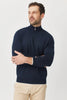 Mens Bay Half Zip-DarkNavy/Ecru-100345vn