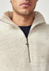 Mens Matatua Half Zip  Beech Fleck 100438