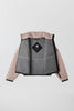 Womens Simcoe Zip Up Fleece Sweater Jacket Black Label Lucent Rose 1101WB