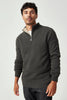 Mens Estuary Half Zip Basalt/Latte 1500