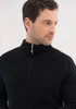 Mens Estuary Half Zip Jet/Slate 1500