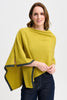 Womens Two Tone Poncho Rose Golden Pearl/Slate-1623