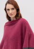 Womens Two Tone Poncho Magnolia/Slate-1623