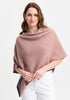 Womens Two Tone Poncho Rose Dust/Slate-1623