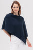Womens Two Tone Poncho