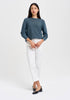 Womens Stitch Sweater Bluestone 1859