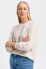 Womens Stitch Sweater  Ecru 1859