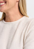 Womens Stitch Sweater  Ecru 1859