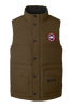 Mens Freestyle Crew Vest - Military Green-2054M
