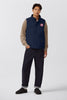 Mens Freestyle Crew Vest - Atlantic Navy-2054M
