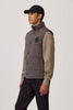 Mens Garson Vest Crinkle Cotton Costal Grey 2081MB2