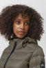 Womens Cypress Hooded Jacket Black Label - Sage Brush-2235LB