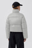 Cypress Cropped Puffer Black Label Silver Birch 2256WB