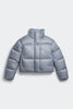 Womens Cypress Cropped Puffer White Label-Light Ozone Blue-2256WW
