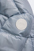 Womens Cypress Cropped Puffer White Label-Light Ozone Blue-2256WW