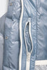 Womens Cypress Cropped Puffer White Label-Light Ozone Blue-2256WW