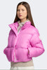 Womens Cypress Cropped Puffer White Label-Twilight Magenta-2256WW