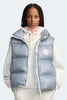 Womens Cypress Puffer Vest  White Label Light Ozone Blue 2257WW