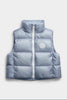 Womens Cypress Puffer Vest  White Label Light Ozone Blue 2257WW