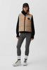 Womens Grandview Cropped Vest Black Label Desert Sand-2267WB