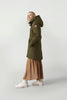 Womens Rossclair Parka Military Green 2580L