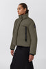 Womens Junction Cropped Puffer Black Label Smokey Sage 2620WB