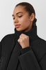 Womens Junction Cropped Puffer Black Label Black 2620WB